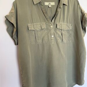 Thread & Supply Sage Green Button-Down Shirt